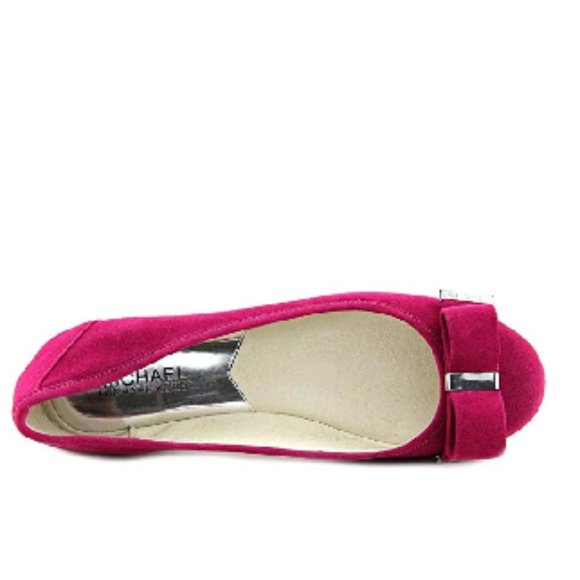 *SALE* Michael Kors Kiera Ballet Flats Pink 6928 - Picture 3 of 3